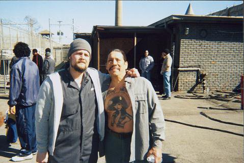 On the set of Furnace with Danny Trejo.