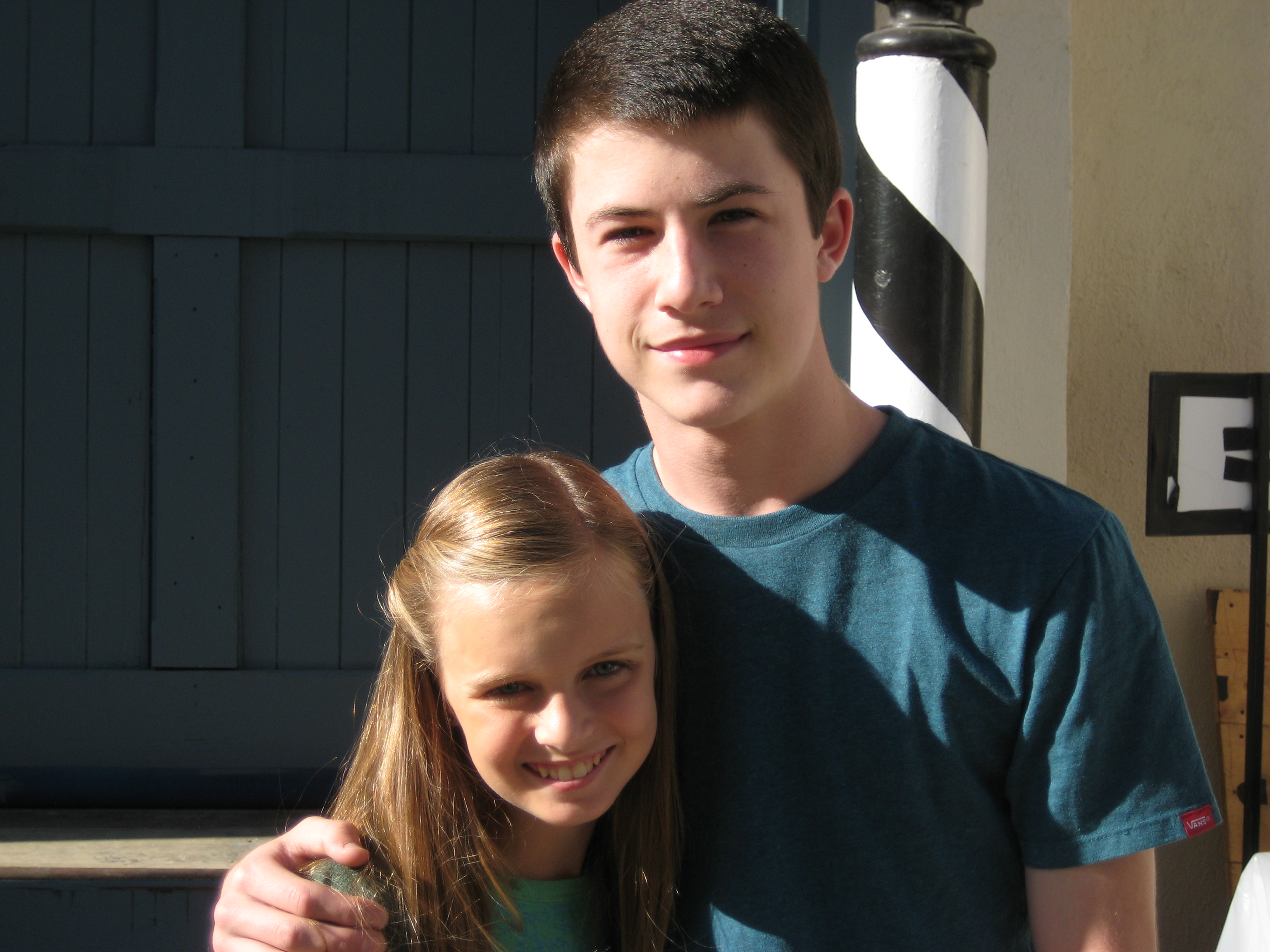 Brighid Fleming and Dylan Minnette