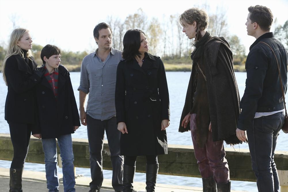 Still of Jennifer Morrison, Lana Parrilla, Michael Raymond-James, Parker Croft, Jared Gilmore and Josh Dallas in Once Upon a Time (2011)