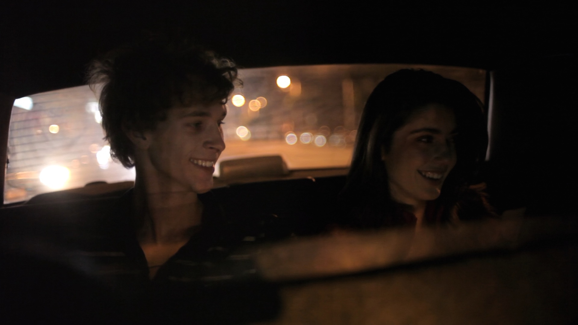 Still of Parker Croft and Emilia Ares Zoryan in Falling Overnight (2011)