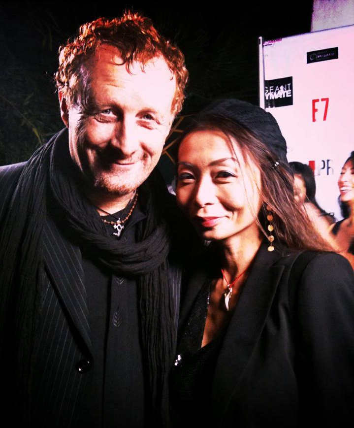 Sulinh & film music composer Michael Molurra at AFM Premiere party