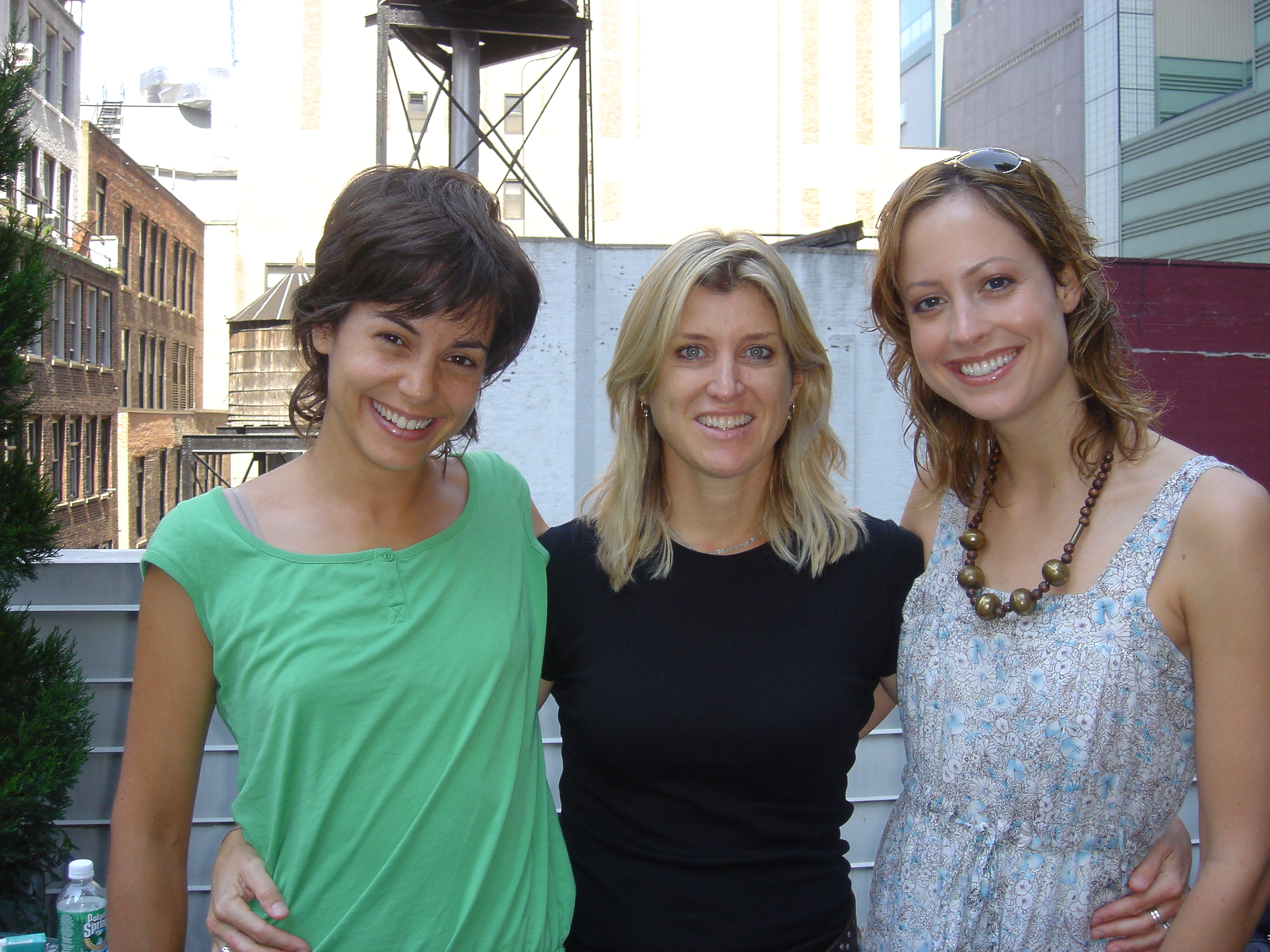 Fiona Mackenzie, Director, On Set with Stephanie Szostak and Alexie Gilmore (Cosa Bella) New York, NY. 2006
