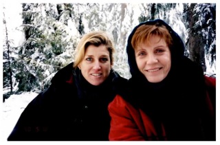 Fiona Mackenzie, Producer, On Set with Patty Duke (Miracle on the Mountain) Vancouver, Canada 2000