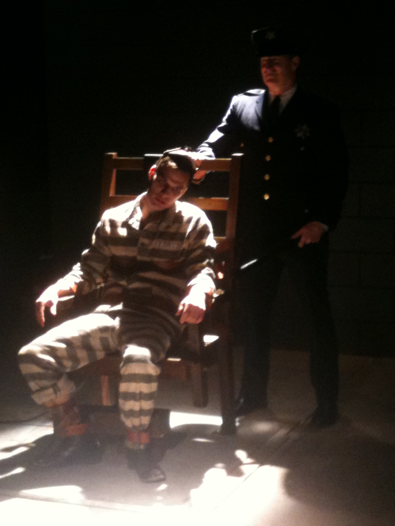Michael Adam Hamilton goes to the chair on CSI: Las Vegas