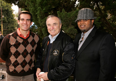 William J. Bratton, Eric Garcetti and Jamie Jones