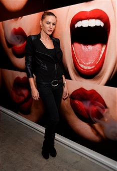 HOLLYWOOD, CA - NOVEMBER 09: Actress Eve Mauro attends the launch party for photographer Tyler Shields's new book 'The Dirty Side Of Glamour' at Guy Hepner Gallery on November 9, 2013 in Hollywood, California.