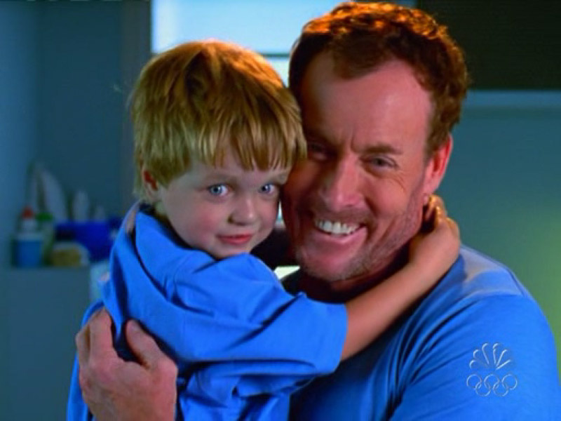Still of Andrew and John C. McGinley on Scrubs