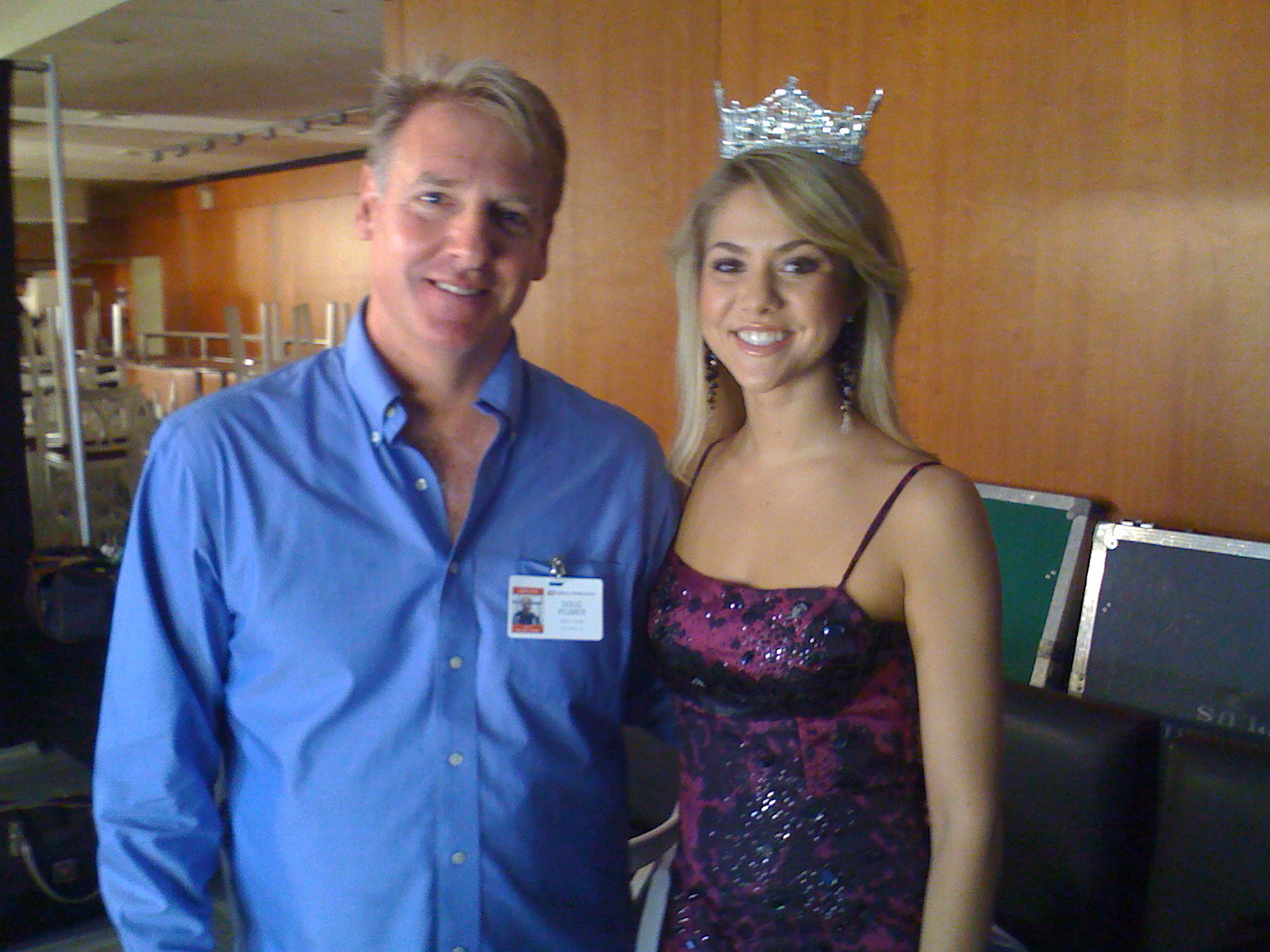 With Miss America, Kristen Haglund for TLC