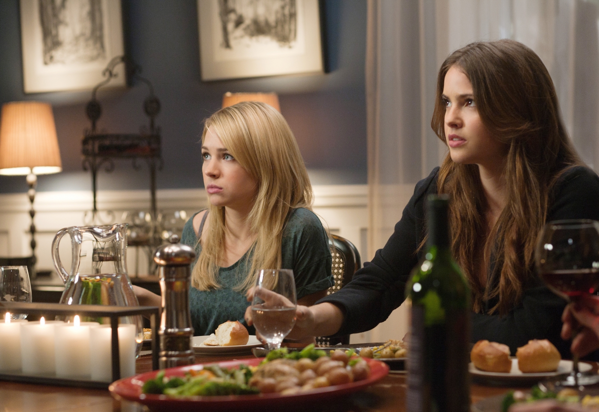 Still of Britt Robertson and Shelley Hennig in The Secret Circle (2011)