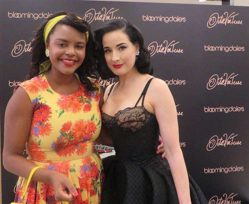 Launch of Dita Von Teese Lingerie Line at Bloomingdale's (2014)