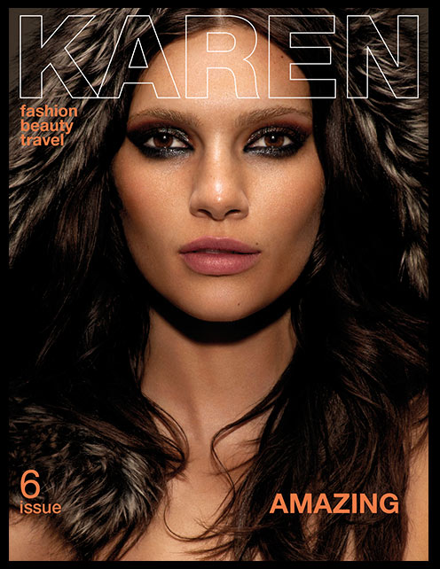 Teresa Moore on cover of Karen Magazine