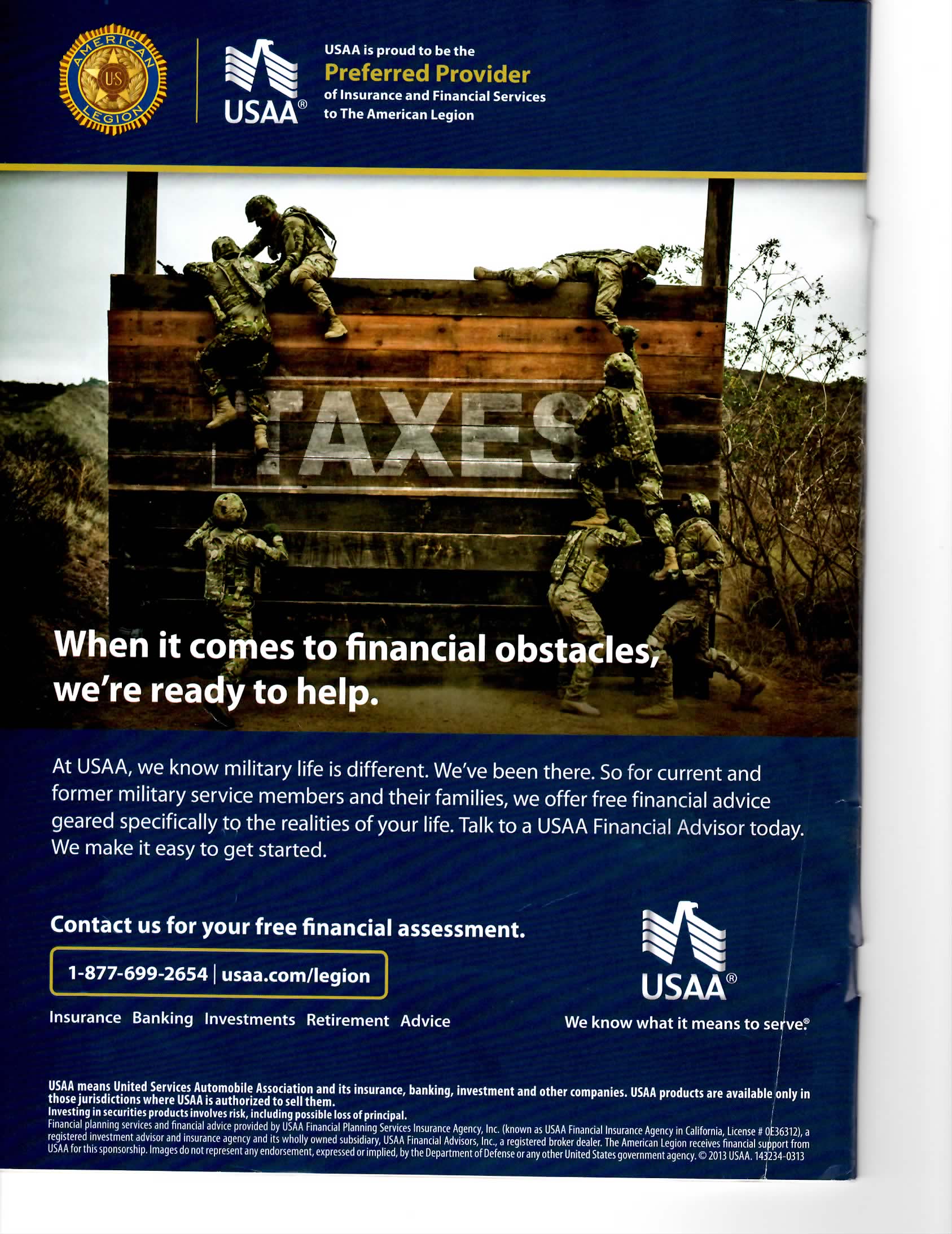 USAA Commercial Print Job