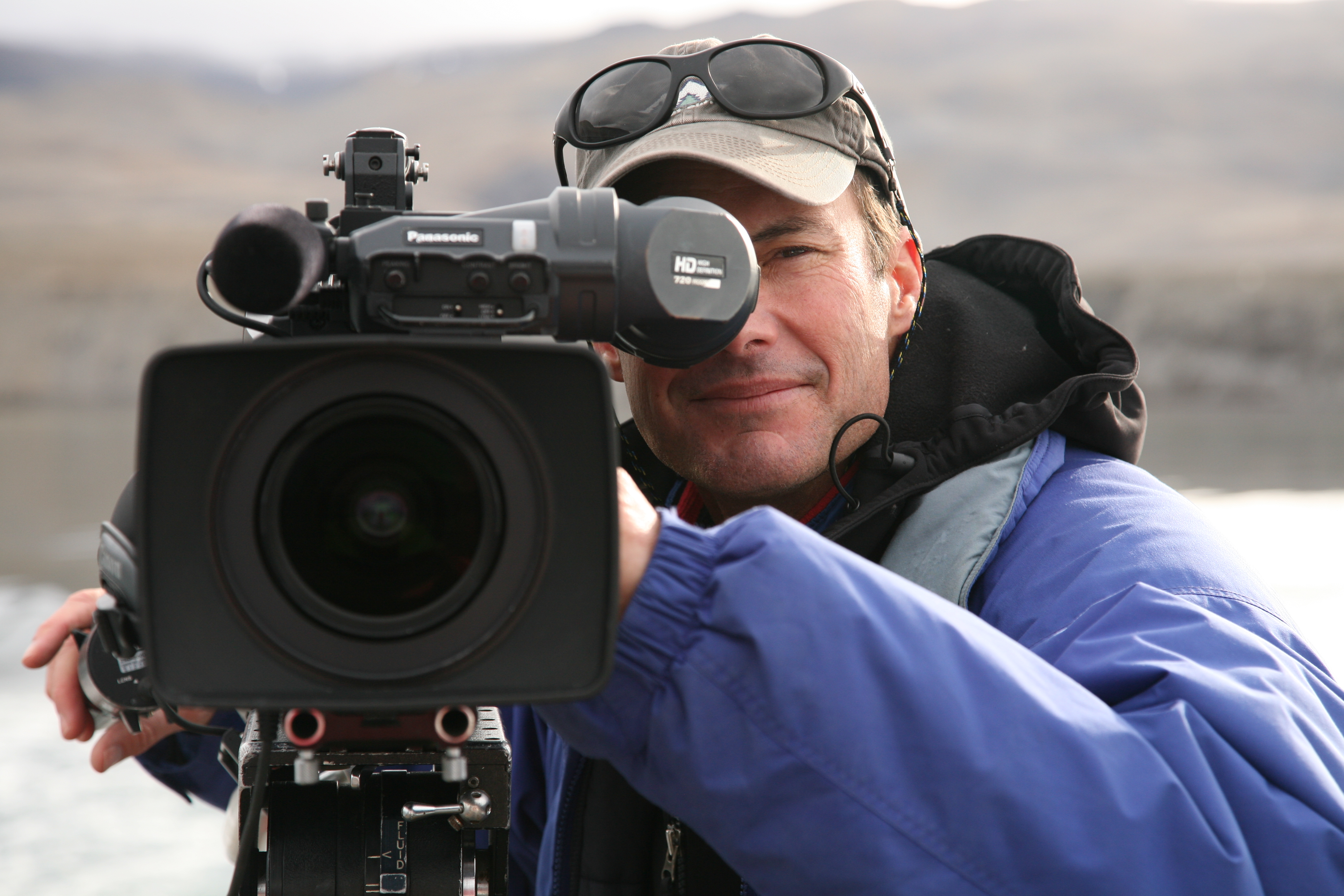 Tom Fitz on assignment in Alaska