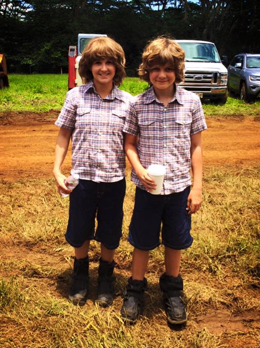 Kara Petersen and Ty Simpkins- Jurassic World