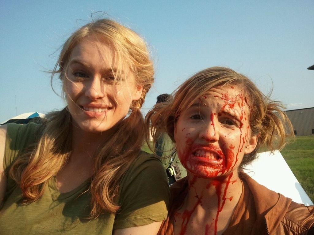 Kara Petersen and Leven Rambin The Hunger Games