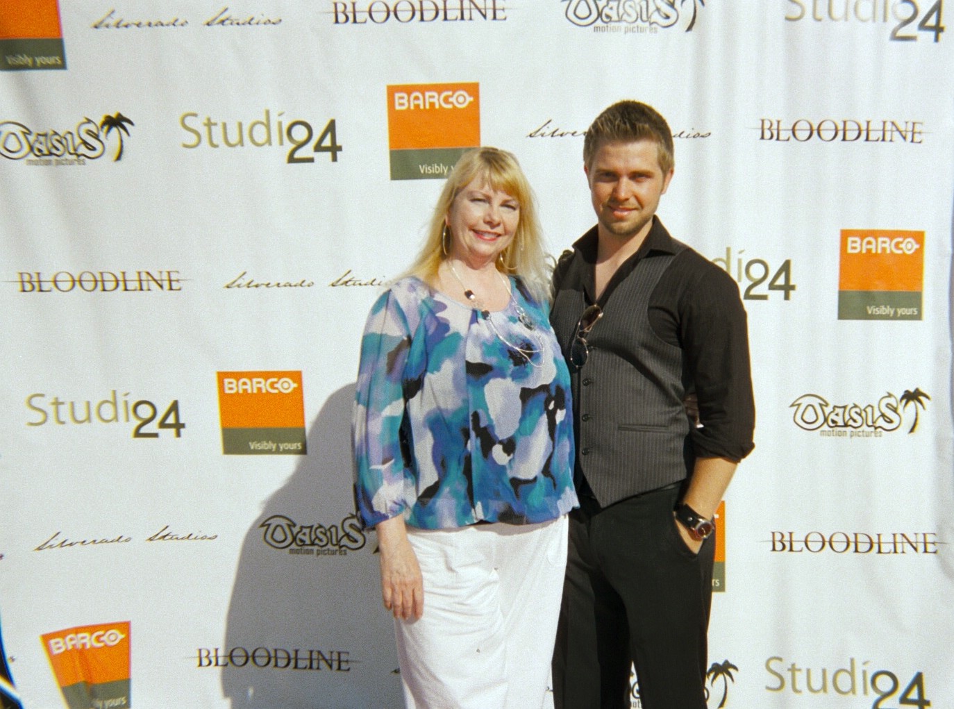 Filmmaker Jill Marie McMurray and Writer Director and Star of the new film, Bloodline during the June 24, 2011 premiere.