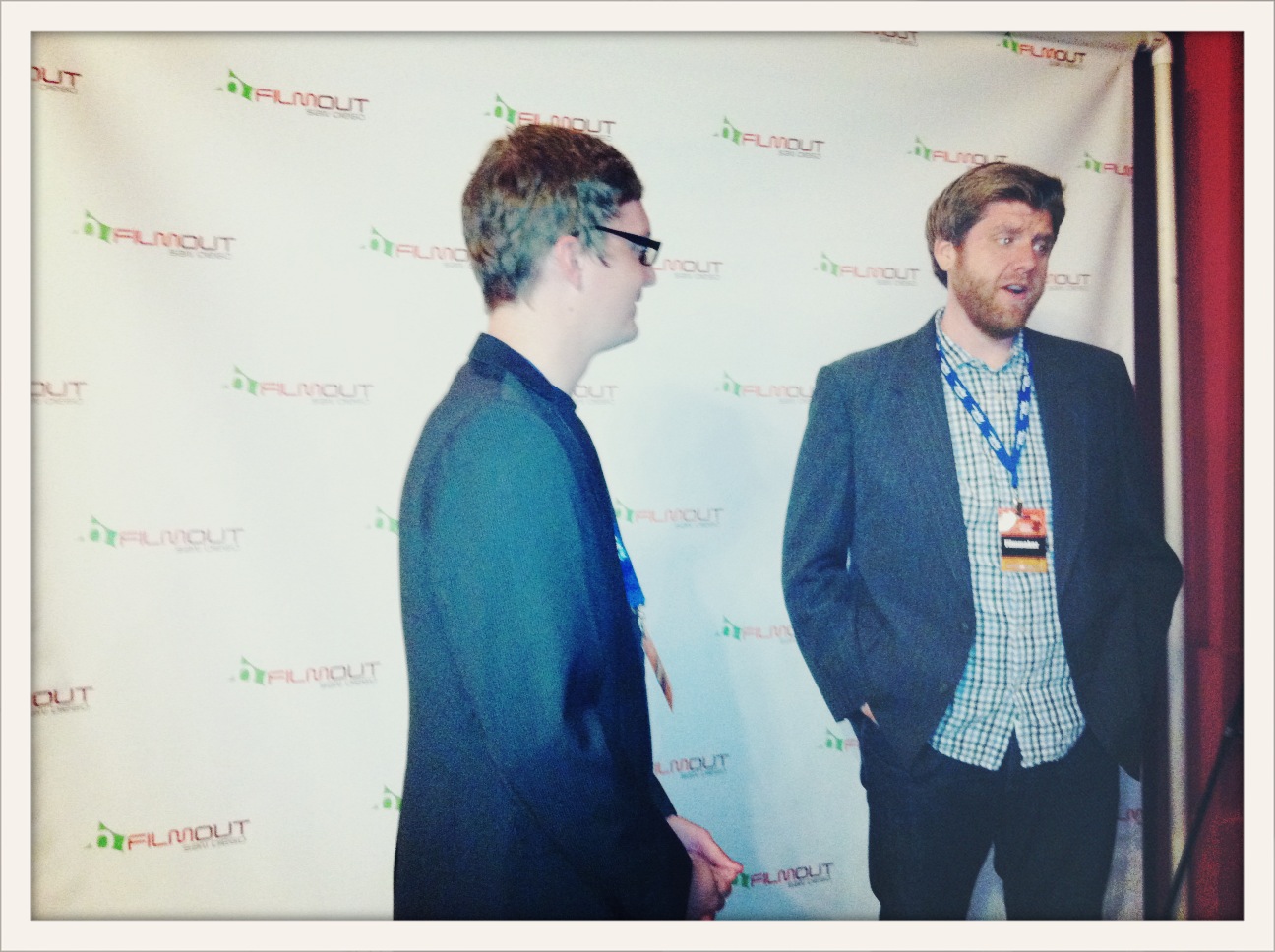 NATE & MARGARET premiere at FilmOut San Diego, 2012. With Nathan Adloff.