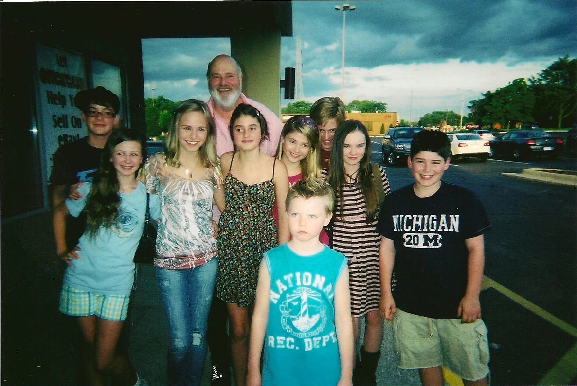 cast of flipped with Rob Reiner