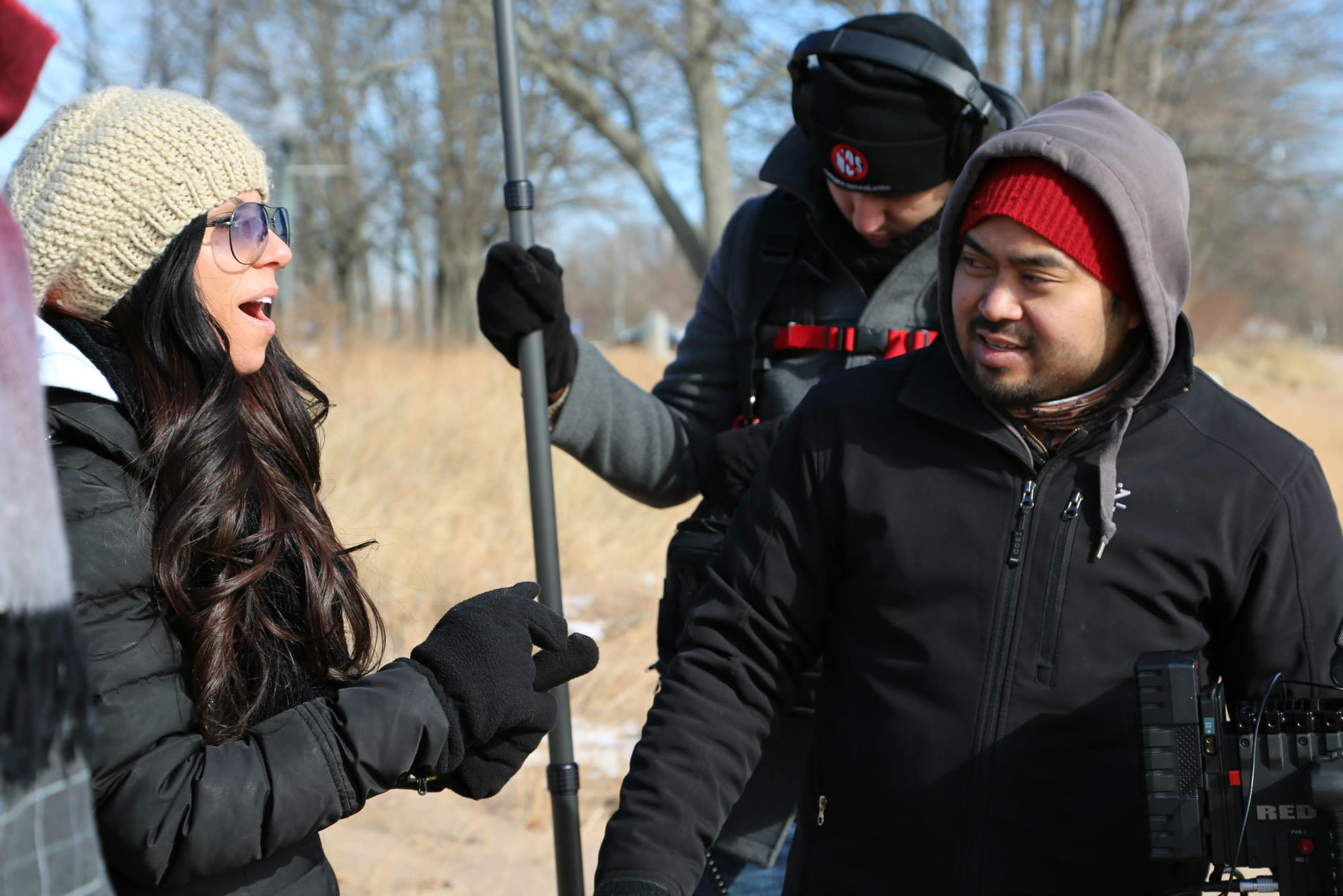 Jennifer Azano directing 'Randy Doe'.