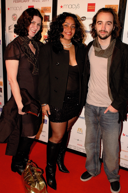 Pictured with Director Angela Gordon and Composer Milo Coello for 