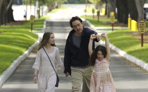 Still of John Cusack, Shélan O'Keefe and Gracie Bednarczyk in Grace Is Gone (2007)