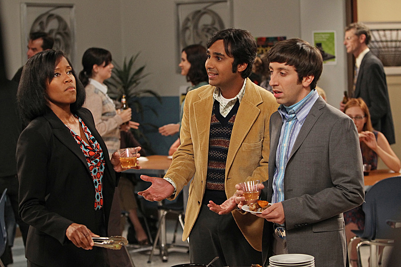 Still of Regina King, Simon Helberg and Kunal Nayyar in Didziojo sprogimo teorija (2007)