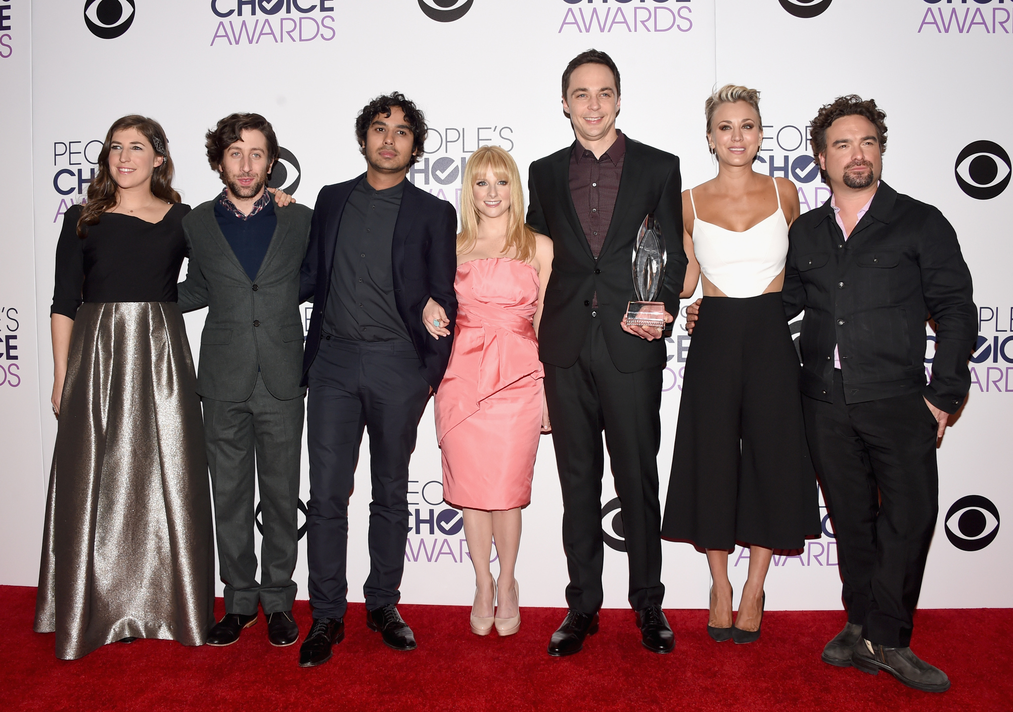 Mayim Bialik, Kaley Cuoco, Johnny Galecki, Simon Helberg, Jim Parsons, Melissa Rauch and Kunal Nayyar