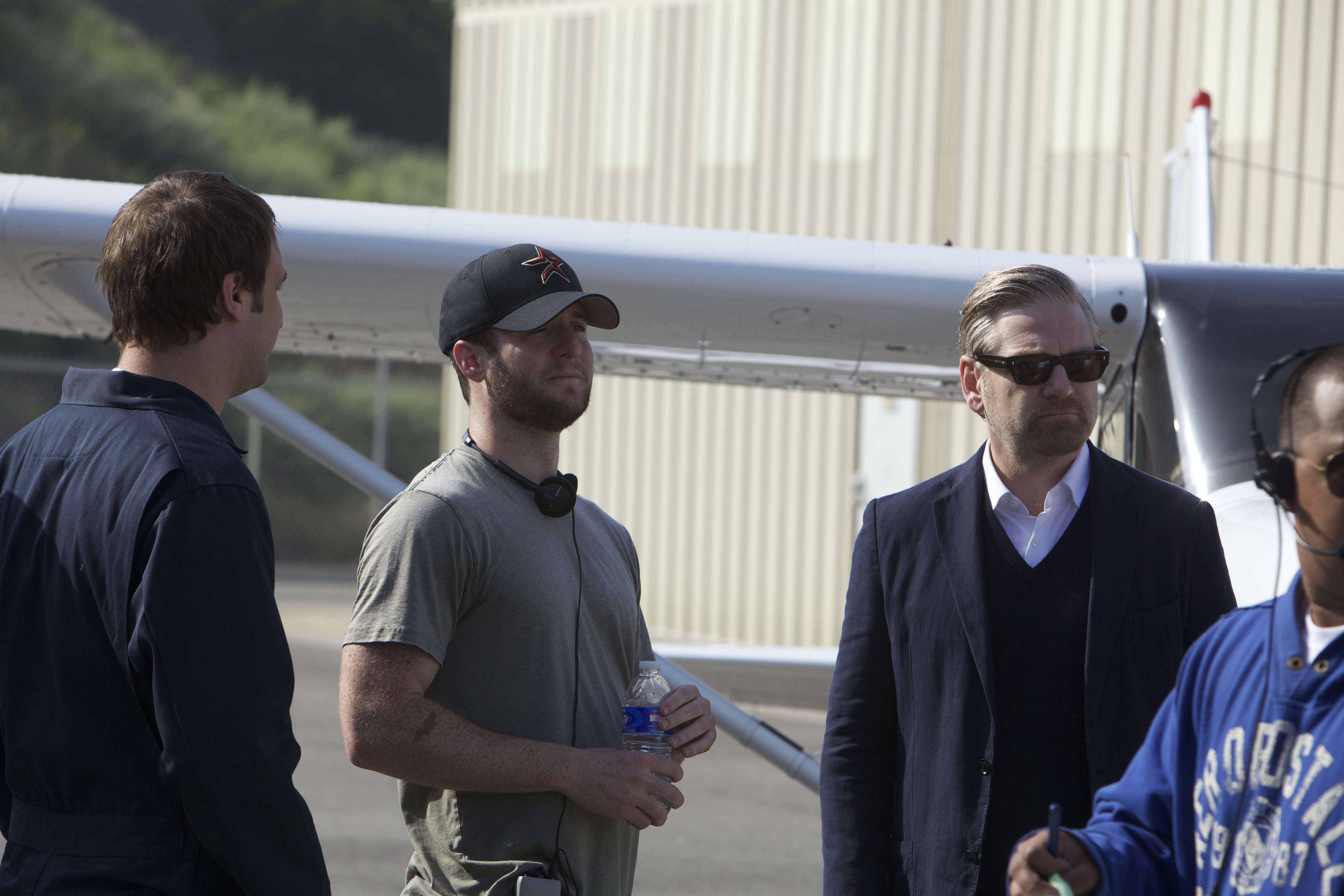 Benjamin Grayson and Kenneth Branagh on the set of PRODIGAL.