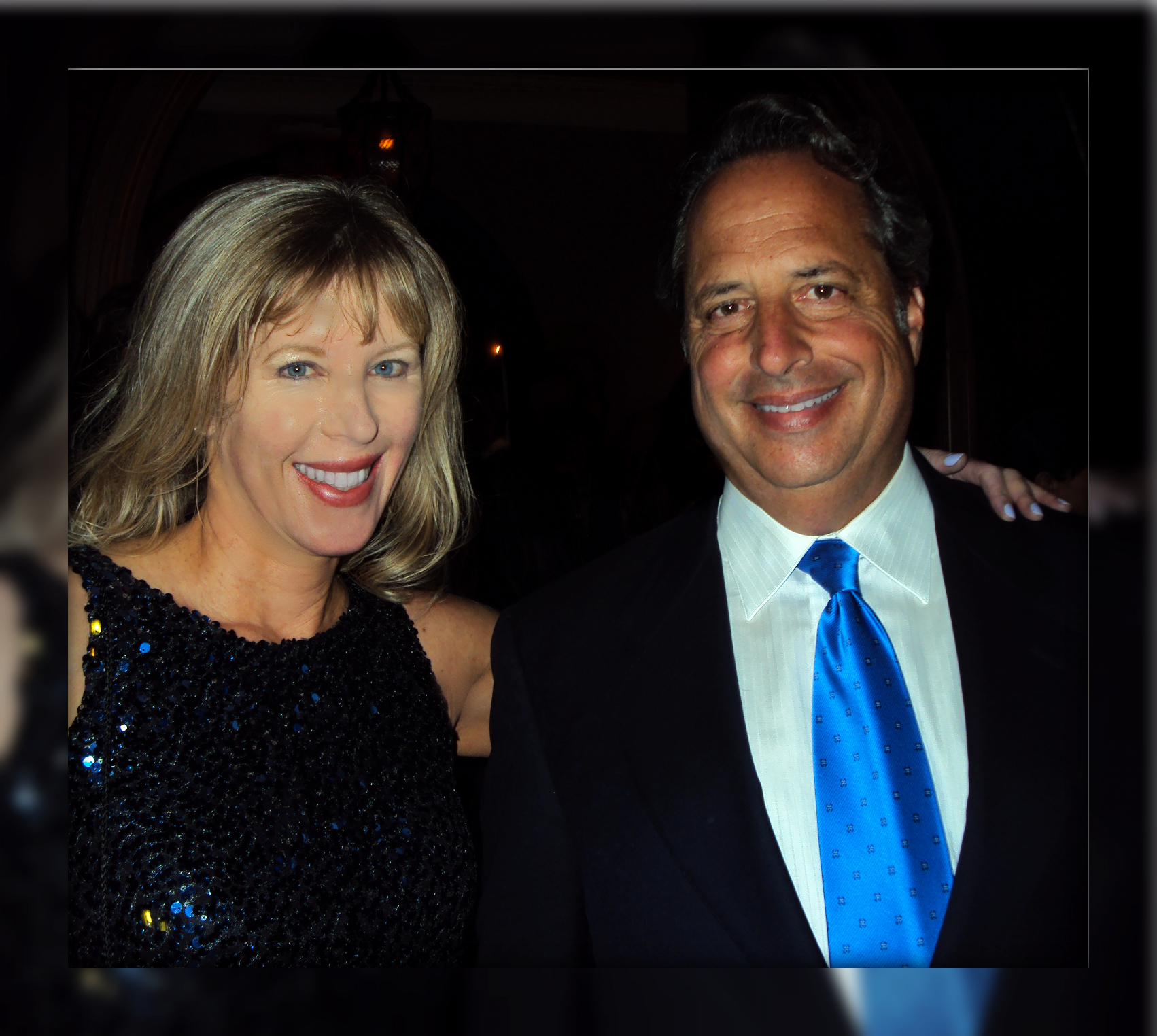 Irene Rubaum-Keller and Jon Lovitz at the Casino Jack premier after party.