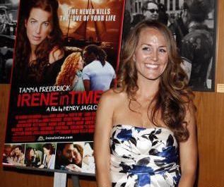 Kristin Horner arrives at the Irene In Time premiere.