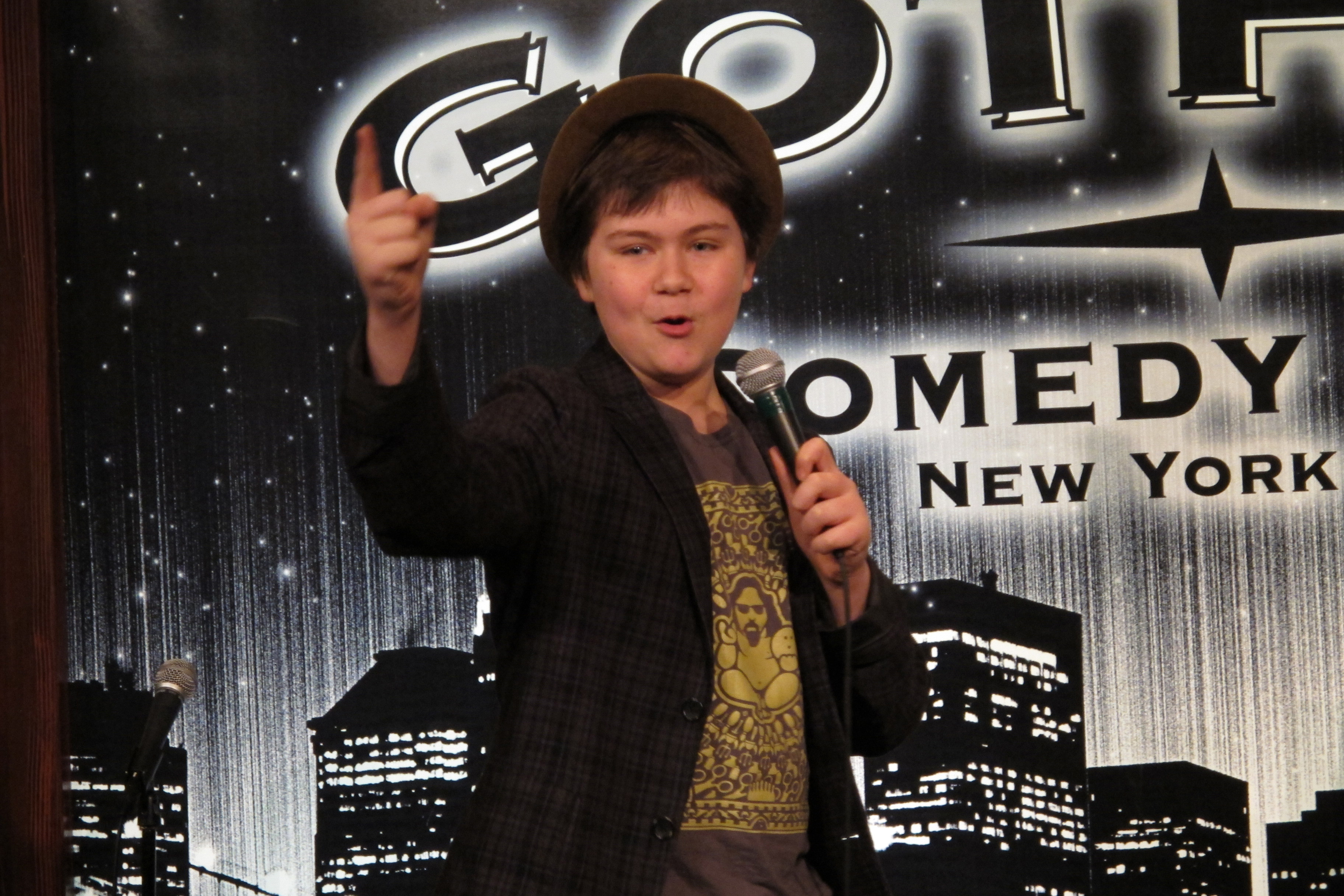 Conor performing at Gotham Comedy Club, NYC