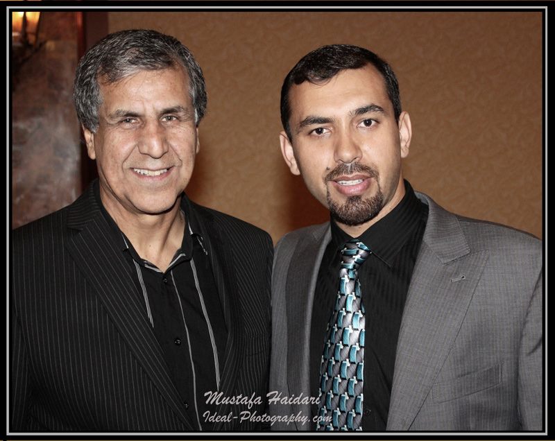 With Mustafa Haidari @Rumi Awards Nov.-2013