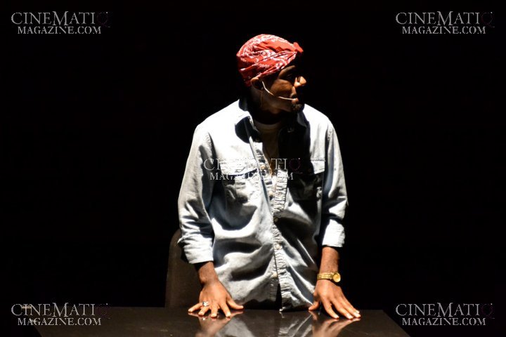 Vladimir Versailles as 'Tupac Shakur' at the NY Indepenedent Film Monologue Grand Slam 2011.