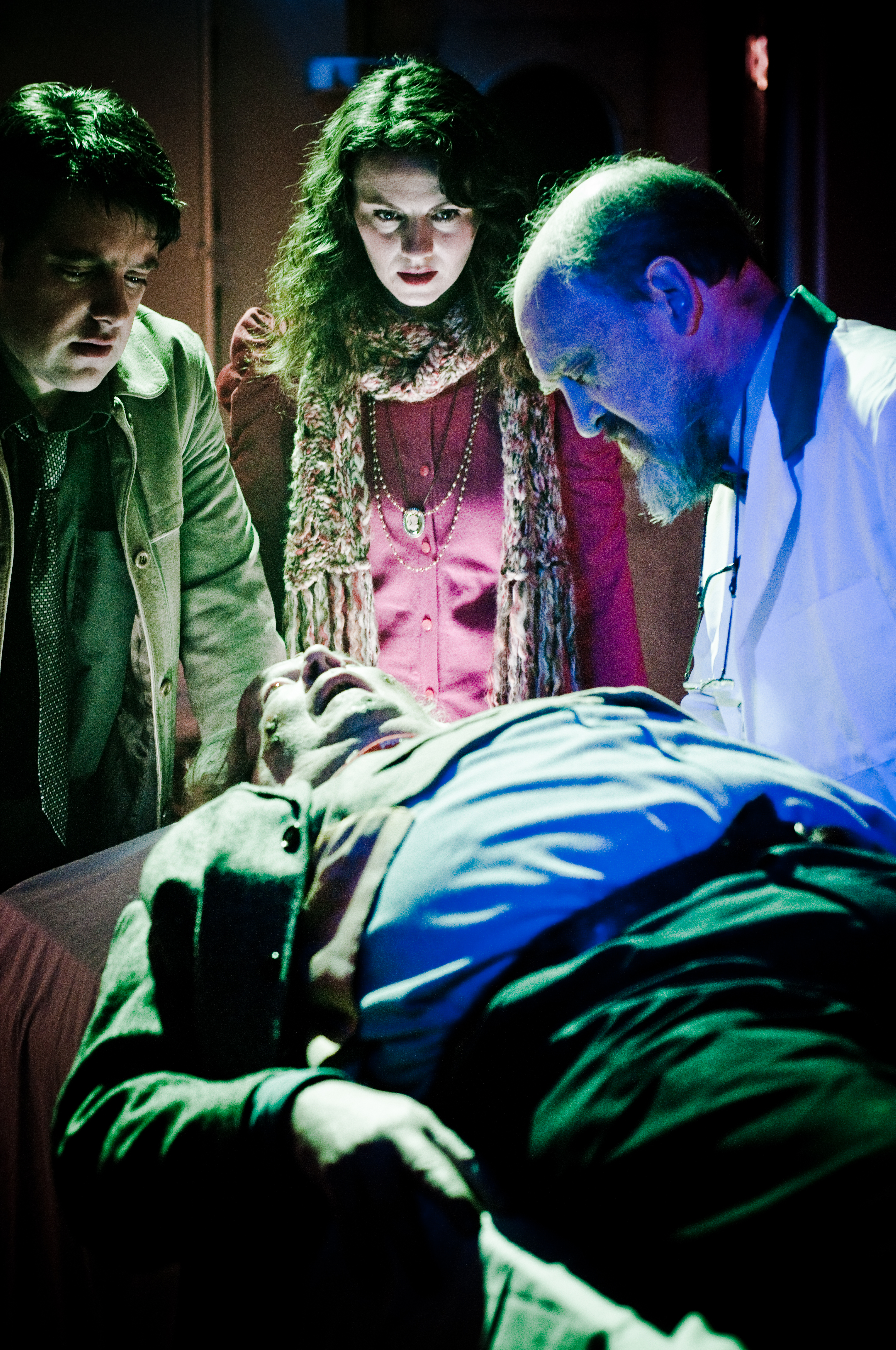 Still from Doctor Who : Besieged with Natalie Clark, Hamish Wilson and Bill Murdoch