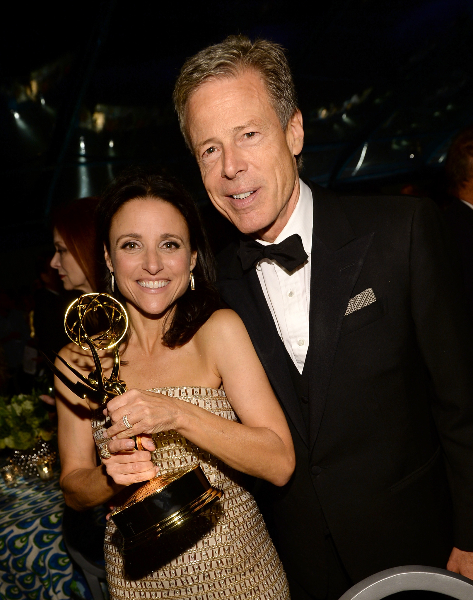 Julia Louis-Dreyfus and Jeffrey Bewkes