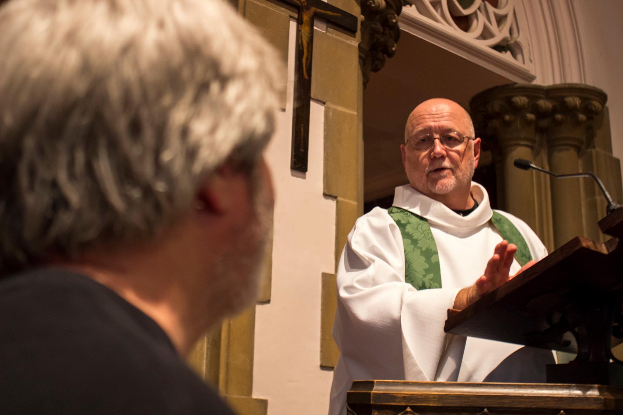 Rex Sikes as Father Kmichik in Full Circle