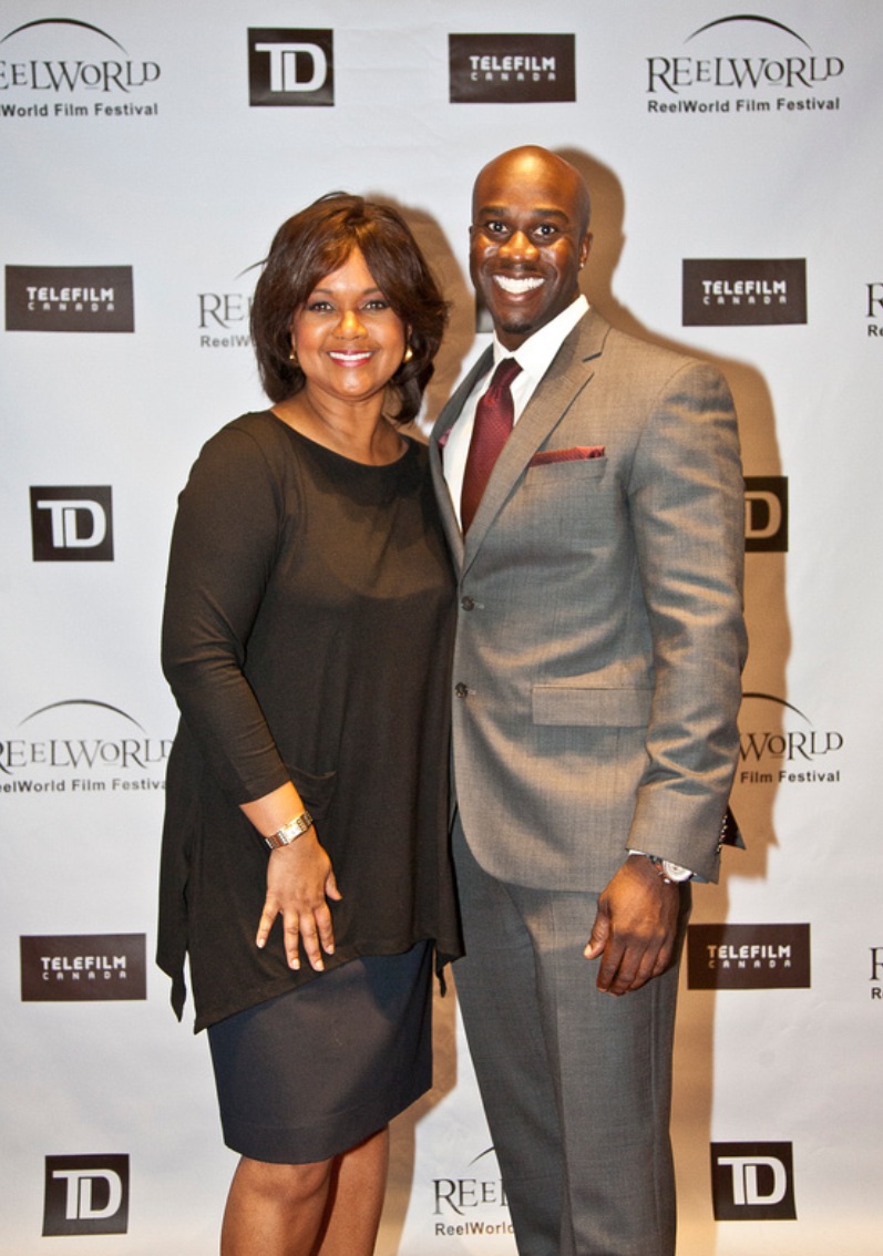 Actress Tanya Lee Williams and actor Michael A. Amos - ReelWorld Film Festival
