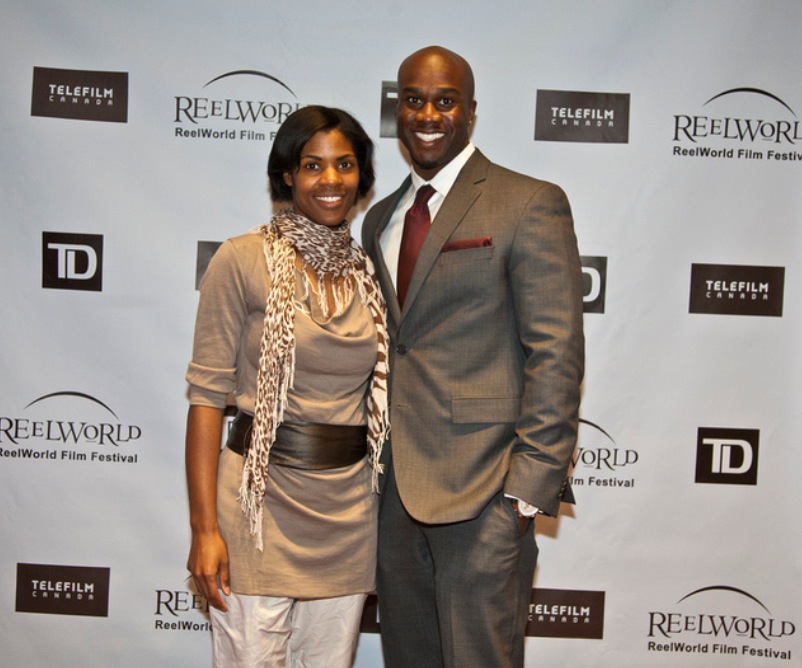 Actress Allison Wilson-Forbes and Michael A. Amos - ReelWorld Film Festival