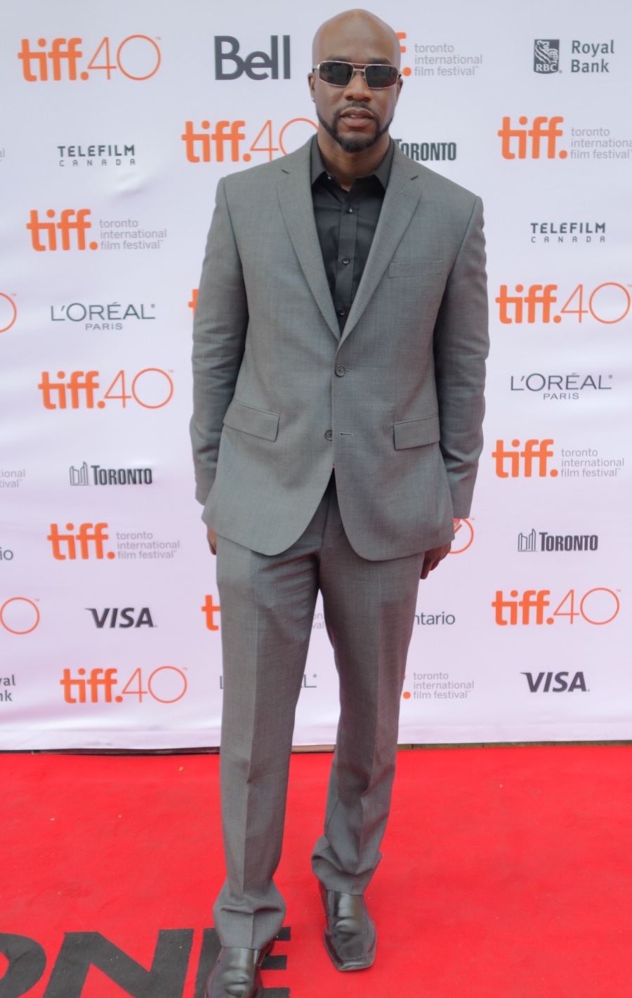 MICHAEL A. AMOS - Spotted outside TIFF Bell Lightbox at the 2015 Toronto International Film Festival