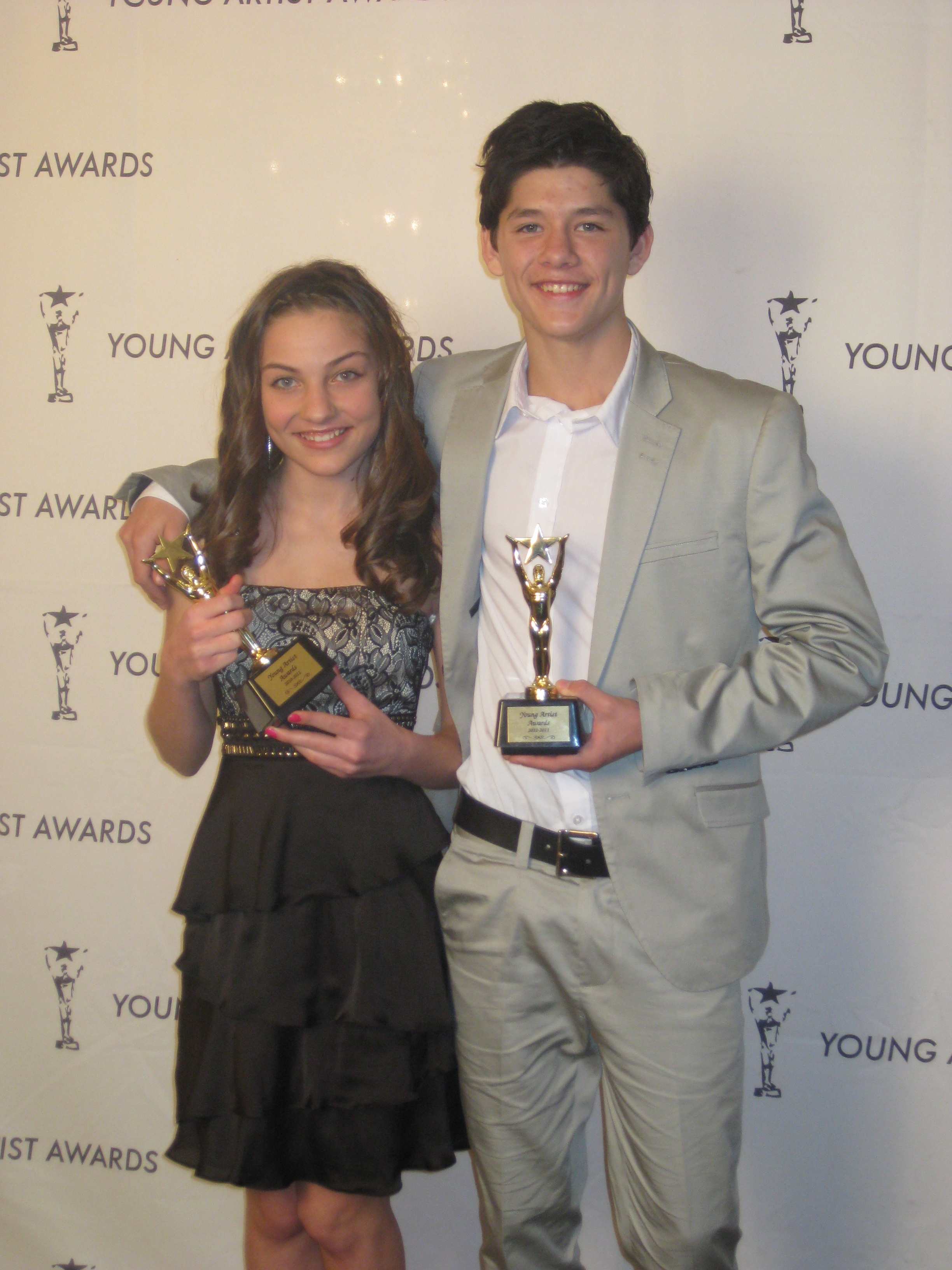 Ricardo Hoyos and Jaclyn Forbes of Dino Dan at 32nd Young Artist Awards.