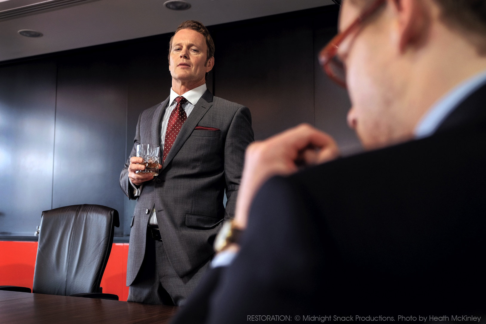 Craig McLachlan as Andrew Majury and Grant Cartwright as Oliver Klein