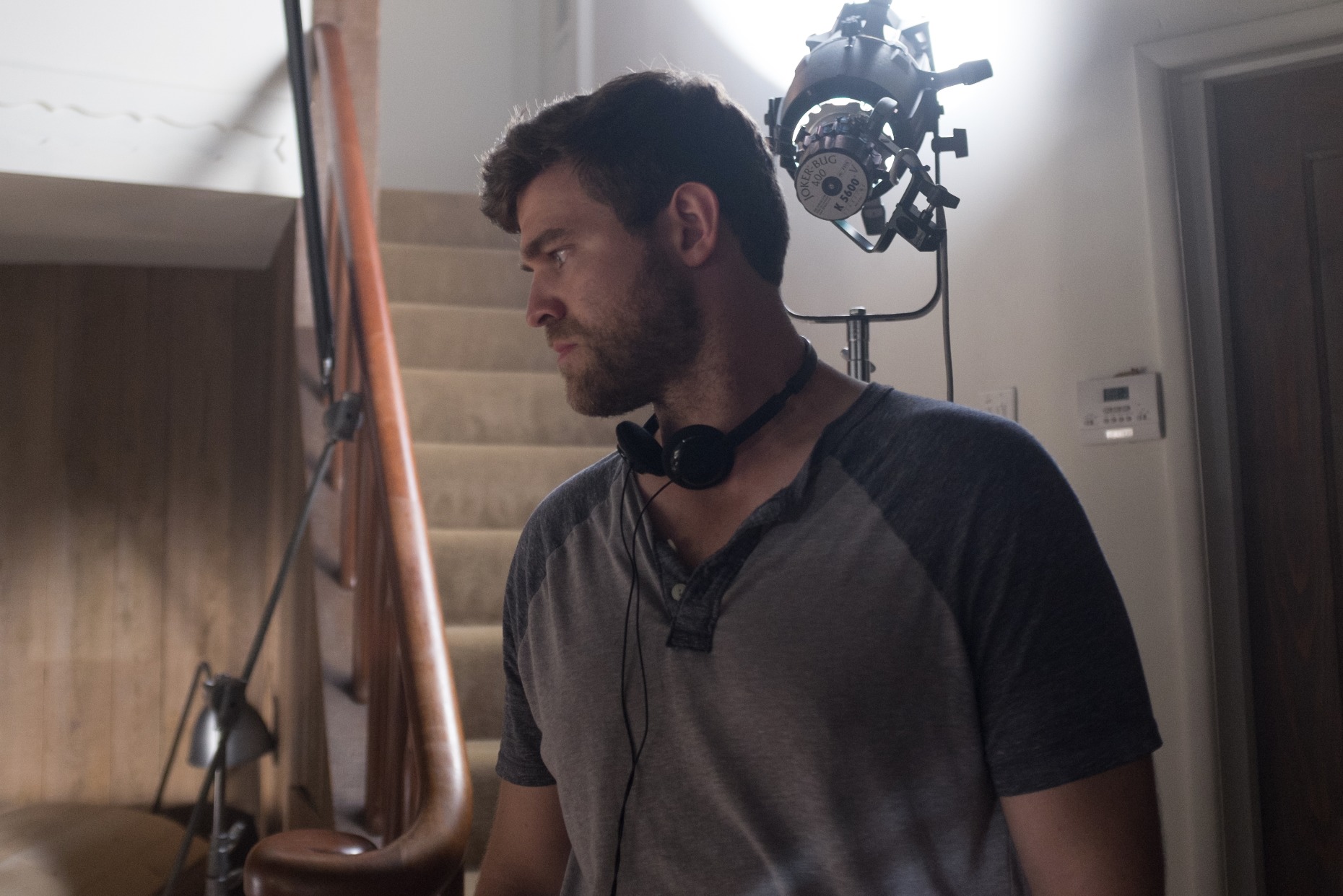 Cody Wasson, Director, on the set of 
