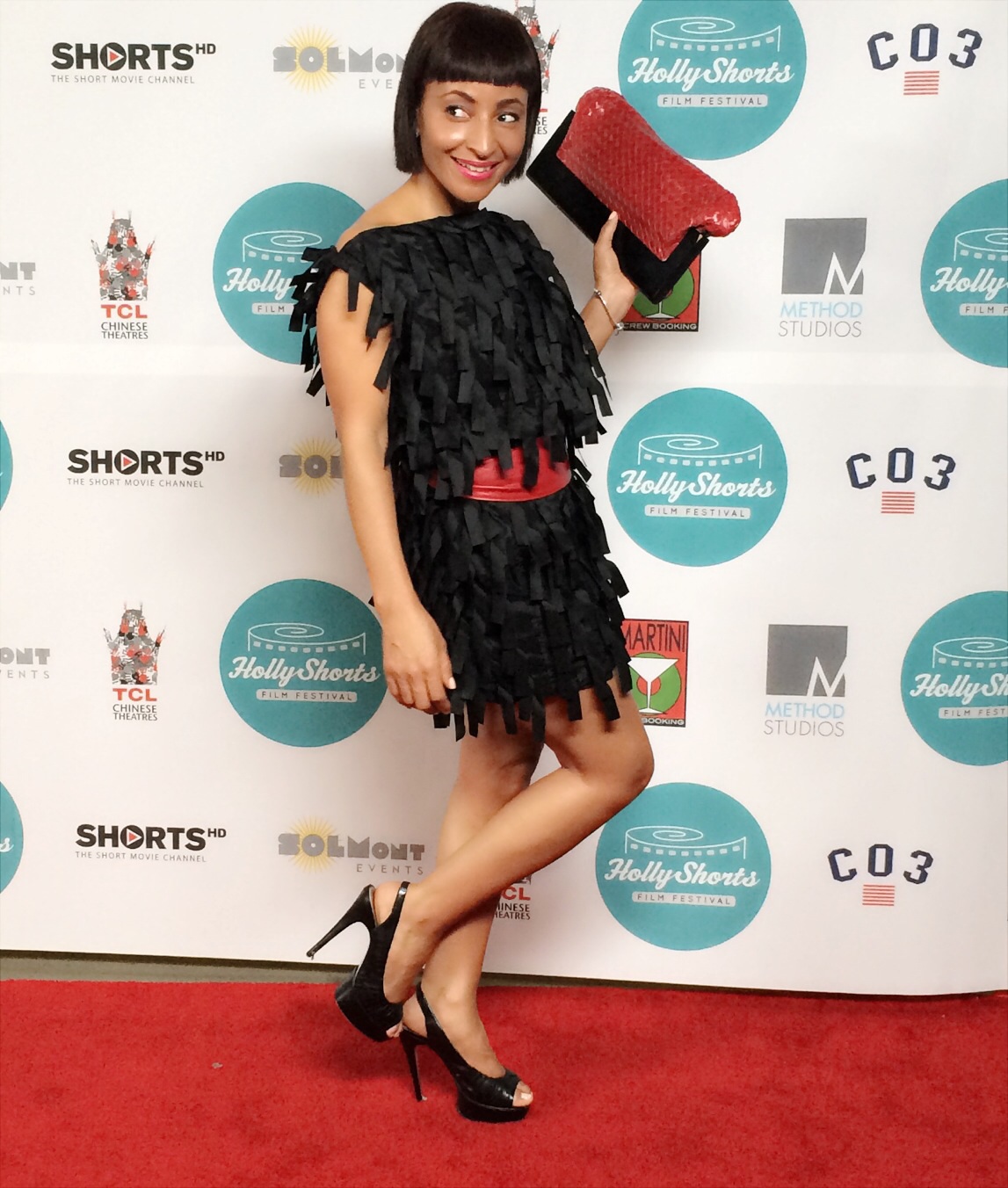 Syr Law red carpet arrival HollyShorts Film Festival