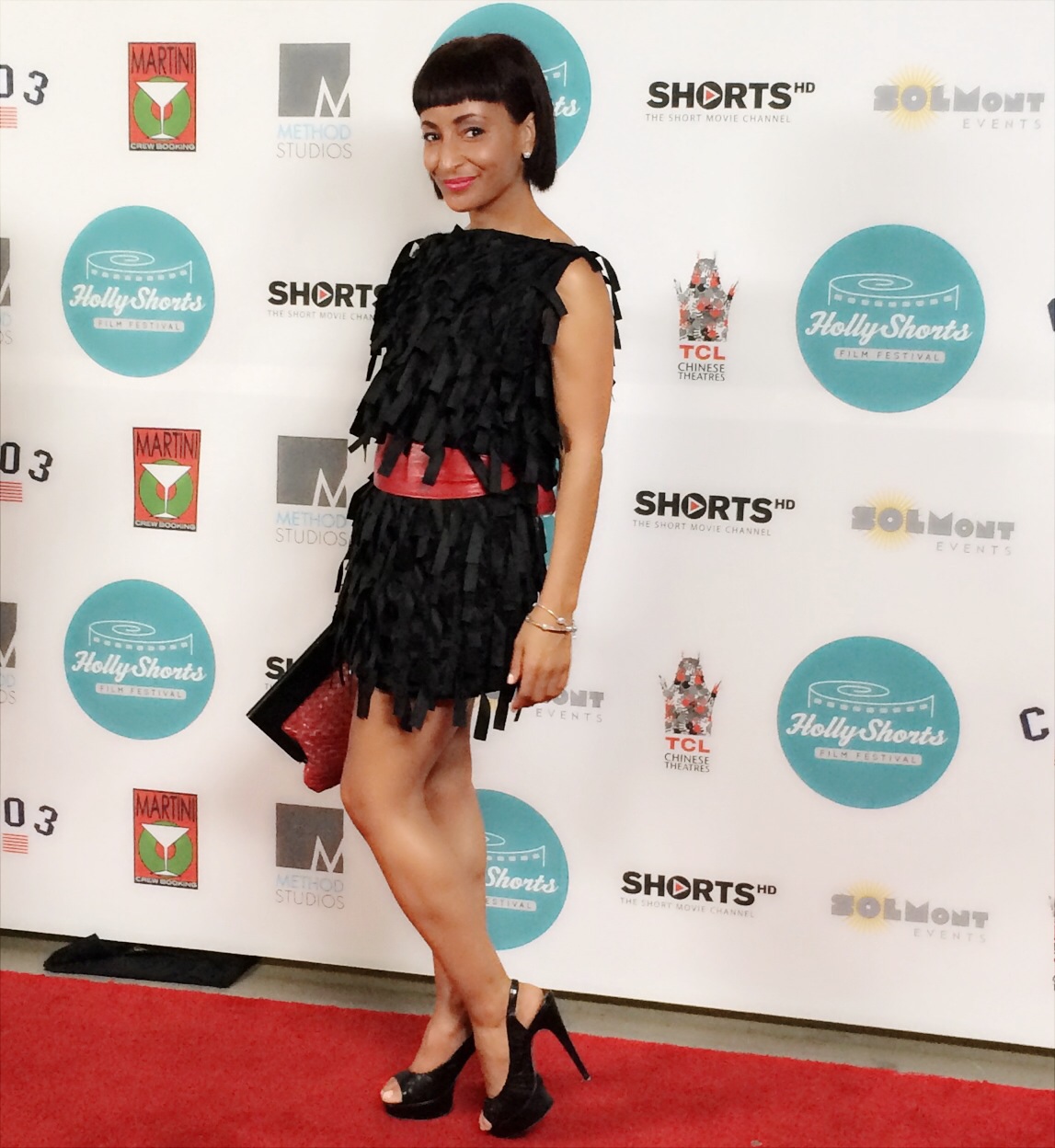 Syr Law red carpet arrival HollyShorts Film Festival