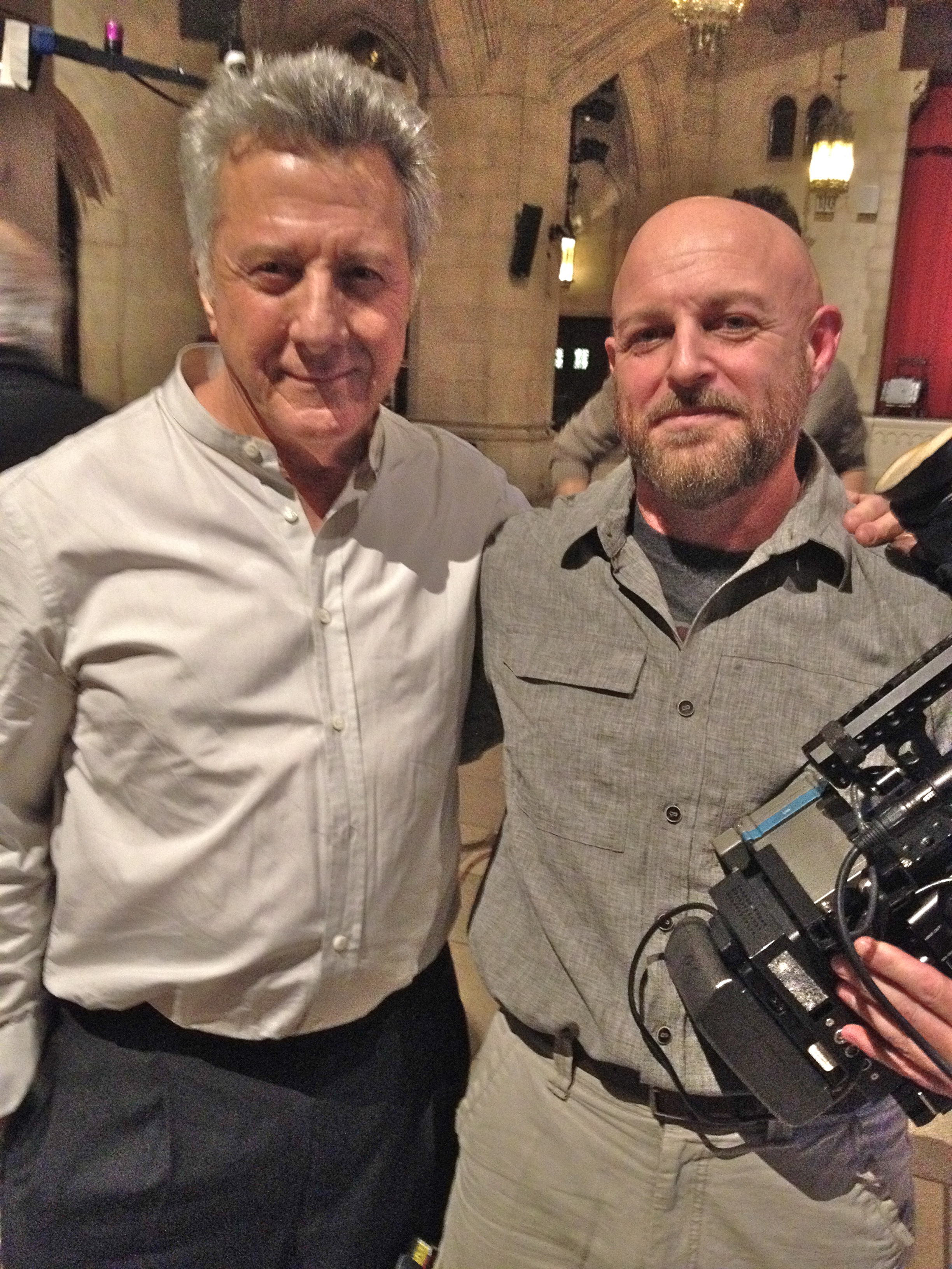 EPK on the set of Boy Choir with Mr. Dustin Hoffman.