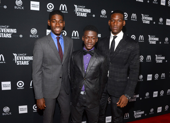 (L-R) Actors/Brothers Kwame Boateng, Kwesi Boakye and Kofi Siriboe.