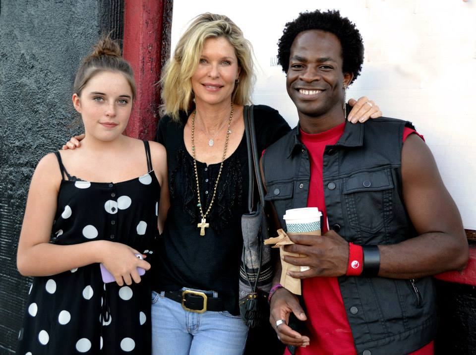 The lovely and talented Kate Vernon and her beautiful daughter Anibelle Negron came to see me perform at Whisky A Go Go!