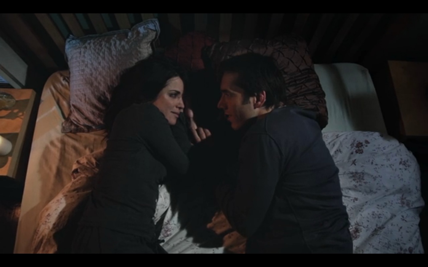 Alanna Ubach and Michael Navarra in Being Us.