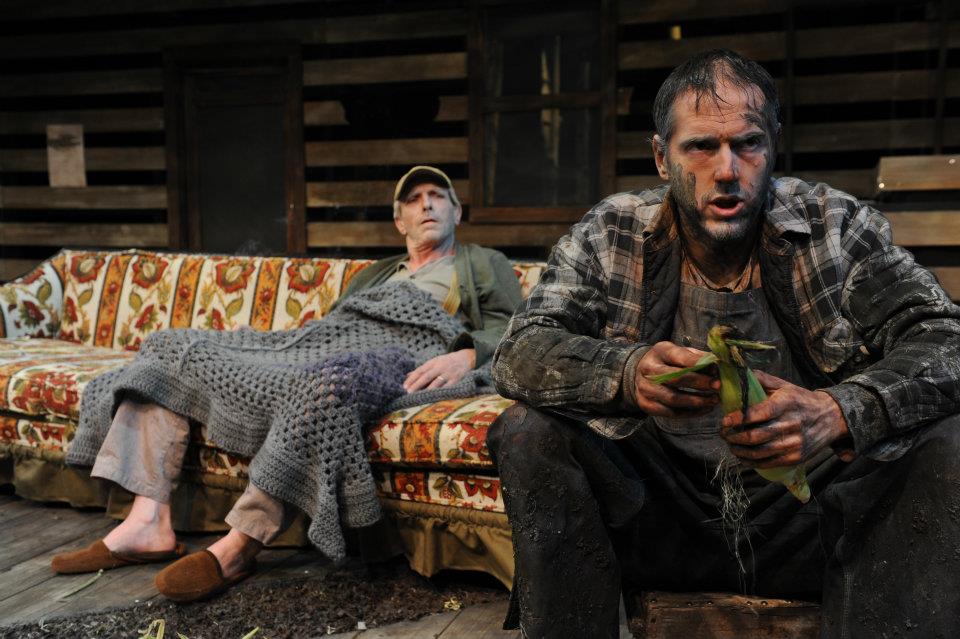 Michael Navarra and Randall King in Buried Child at San Jose Stage Company