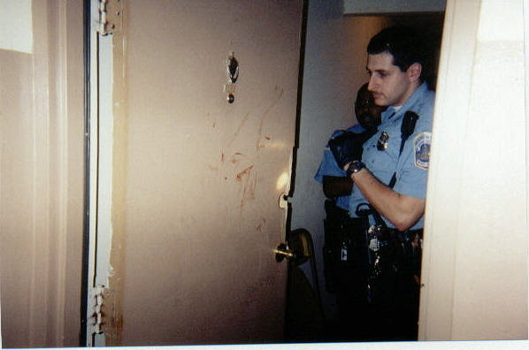 Working a crime scene in Southeast D.C. in 2000